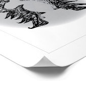 EBT SchachRitter Moderne Kunstdarstellung Poster (Ecke)