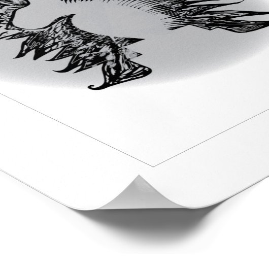 EBT SchachRitter Moderne Kunstdarstellung Poster (Ecke)