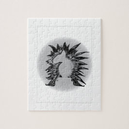 EBT SchachRitter Moderne Kunstdarstellung Puzzle