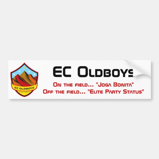 EC Oldboys Autoaufkleber (Vorne)