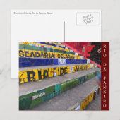 Ecadaria selarón rio postkarte (Vorne/Hinten)