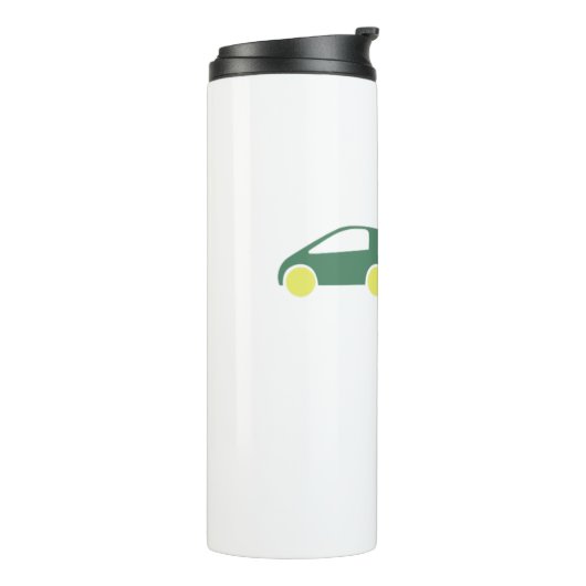 ECar Electric Car Sun Automobile Electricity Gift Thermosbecher (Nach links gedreht)