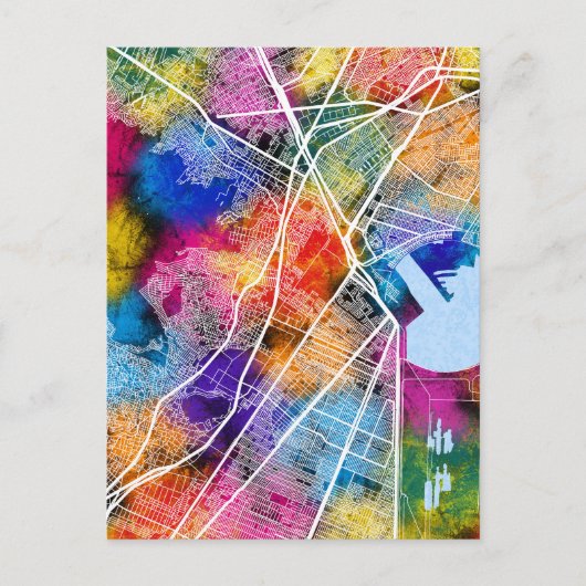 Ecatepec de Morelos Mexico City Karte (Vorderseite)