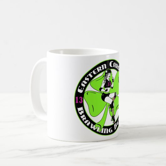 ECBB Kaffee-Tasse Kaffeetasse (Vorderseite Links)
