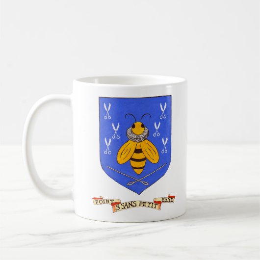 ECBees auf Punkt-Tasse Kaffeetasse (Links)