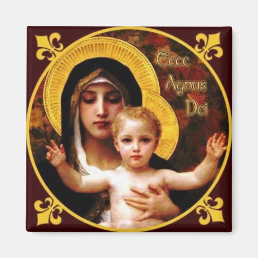 Ecce Agnus Dei Magnet (Vorne)