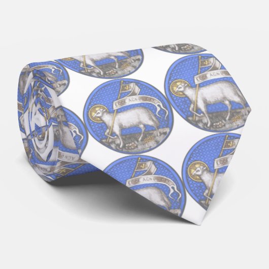 Ecce Agnus Dei Necktie Krawatte (Gerollt)