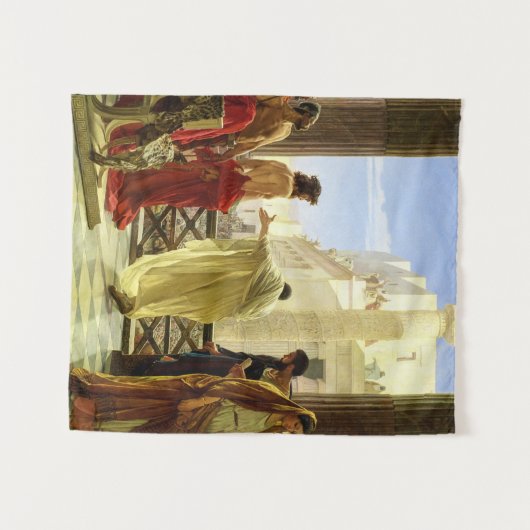 Ecce Homo, 1871 von Antonio Ciseri Wandteppich (Vorderseite (Horizontal))