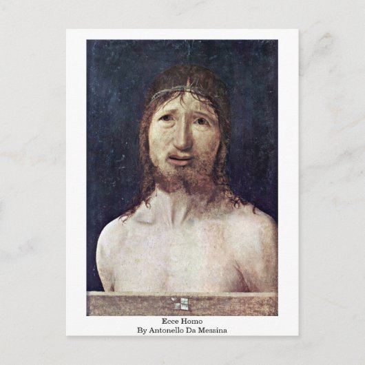 Ecce Homo by Antonello Da Messina Postkarte (Vorderseite)