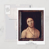 Ecce Homo by Antonello Da Messina Postkarte (Vorne/Hinten)