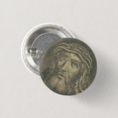 Ecce homo Heiliges Gesicht Jesu Button (Vorne & Hinten)