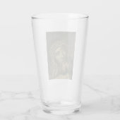 Ecce homo Heiliges Gesicht Jesu Glas (Rückseite)