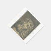 Ecce homo Heiliges Gesicht Jesu Serviette (Ecke)