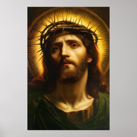 Ecce Homo | Jesus Christus mit Dornenkrone Poster (Vorne)