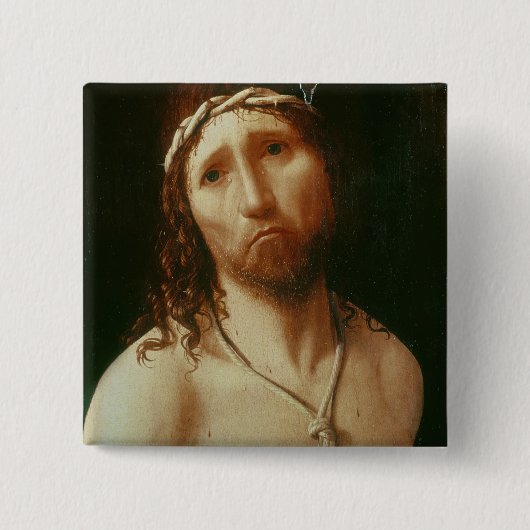 Ecce Homo (Öl auf Platte) Button (Vorderseite)