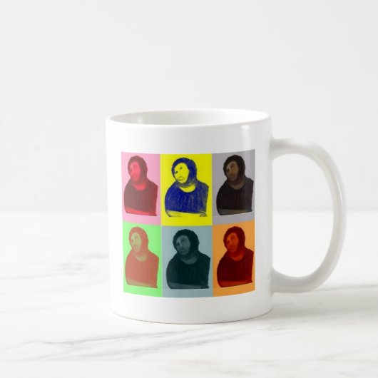 Ecce Homo - Pop-Kunst-Art Kaffeetasse (Rechts)