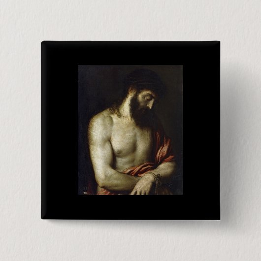 Ecce Homo - Tizian - 1547 Button (Vorderseite)