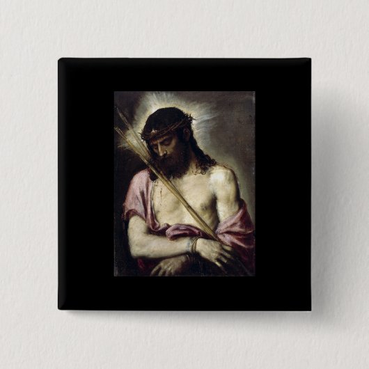 Ecce Homo - Tizian - 1558 Button (Vorderseite)