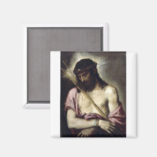 Ecce Homo - Tizian - 1558 Magnet (Vorderseite/Rückseite)