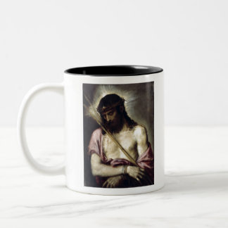 Ecce Homo - Tizian - 1558 Zweifarbige Tasse