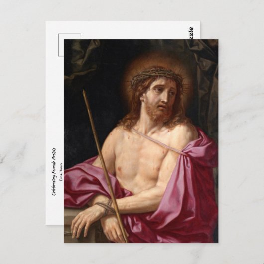 Ecce Homo von Elisabetta Sirani Postkarte (Vorne/Hinten)