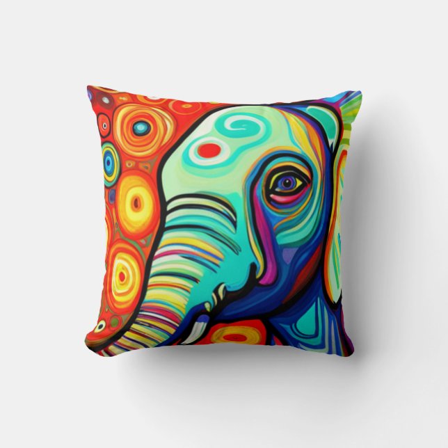 Eccentric Elephant Kissen (Vorderseite)