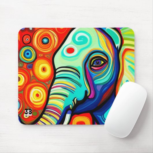 Eccentric Elephant Mousepad (Mit Mouse)