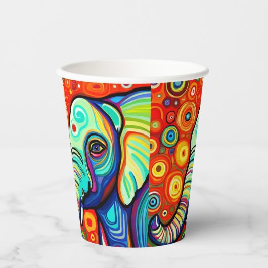 Eccentric Elephant Pappbecher (Vorderseite)