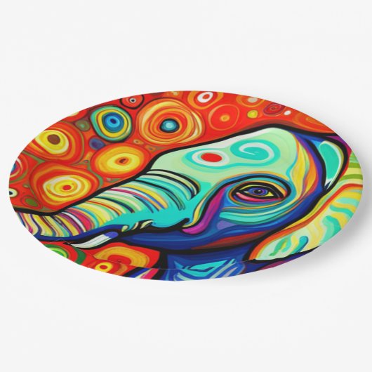 Eccentric Elephant Pappteller (Schrägansicht)