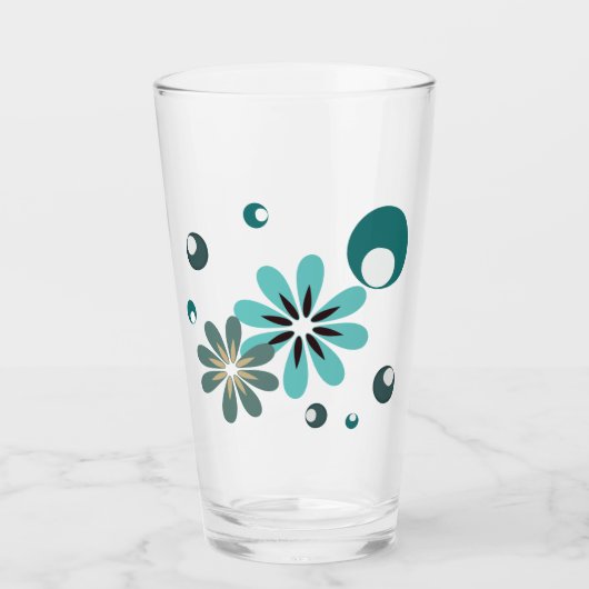 Eccentric Green Retro Inspiriert Glas (Vorderseite)