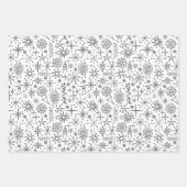 Eccentric Mitte Century Modern Retro Geschenkpapier Set (Vorderseite 2)