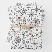 Eccentric Mitte Century Modern Retro Geschenkpapier Set (Beispiel)