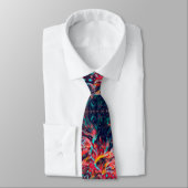 Eccentric Phoenix Satin Paisley Neck Tie Krawatte (Gebunden)