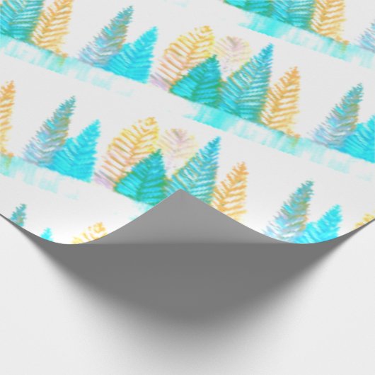 Eccentric Pine Paper Geschenkpapier (Ecke)