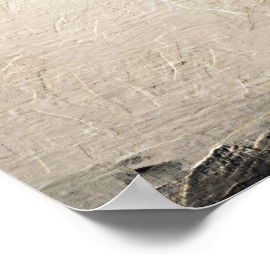 Eccentric Rhino Poster (Ecke)