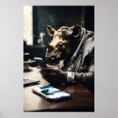 Eccentric Rhino Poster (Vorne)