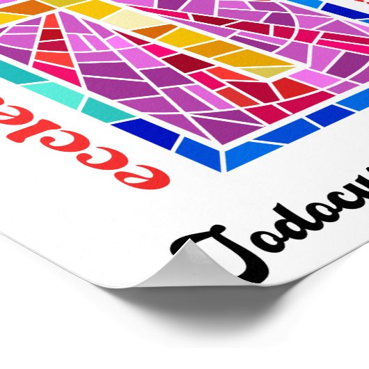 Ecclesia Reformata Semper Reformanda Reform Poster (Ecke)