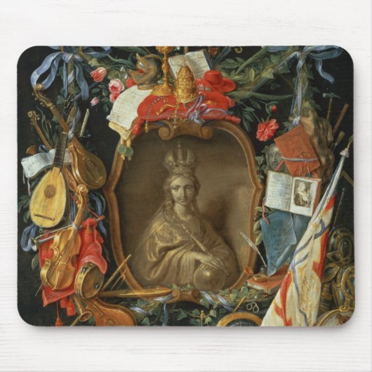 Ecclesia umgeben durch Symbole der Eitelkeit Mousepad (Vorne)