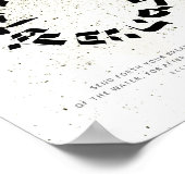 Ecclesiastes 11,1, Schick dein Brot... Poster (Ecke)