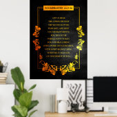Ecclesiastes 12:13-14 Bibelverse Poster (Heimbüro)