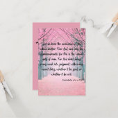 Ecclesiastes 12:13-14 KJV Bible Verse Pic Gruß Karte (Vorderseite/Rückseite Beispiel)