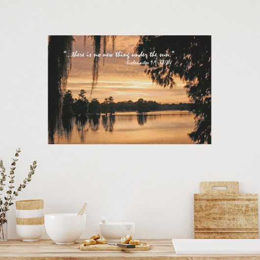 Ecclesiastes 1:9 Scripture Poster Print (Küche)