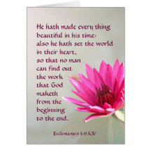 Ecclesiastes 3:11 Alles schön in seiner Zeit