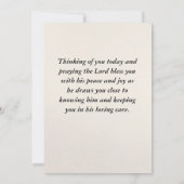 Ecclesiastes 3:11 Bibelverse Fall Flat Card (Rückseite)