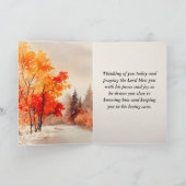 Ecclesiastes 3:11 Bibelverse Fall Wasserfarbe Karte (Innenseite)