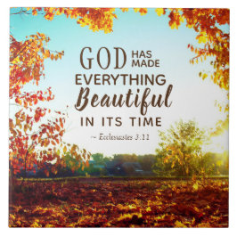 Ecclesiastes 3:11 Er hat alles schön gemacht Fliese