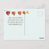 Ecclesiastes 3:11 Er hat alles schön gemacht Postkarte (Rückseite)