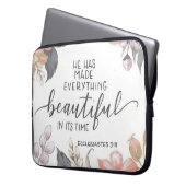 Ecclesiastes 3:11 Laptop-Bag Laptopschutzhülle (Vorderseite Links)