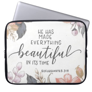 Ecclesiastes 3:11 Laptop-Bag Laptopschutzhülle