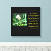 Ecclesiastes 3:11 leinwanddruck (Insitu (Holzboden))